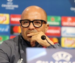 17.10.2016., Zagreb - Konferencija za medije FC Sevilla uoci utakmice Lige prvaka s GNK Dinamo. Trener Seville Jorge Sampaoli.
Photo: Dalibor Urukalovic/PIXSELL