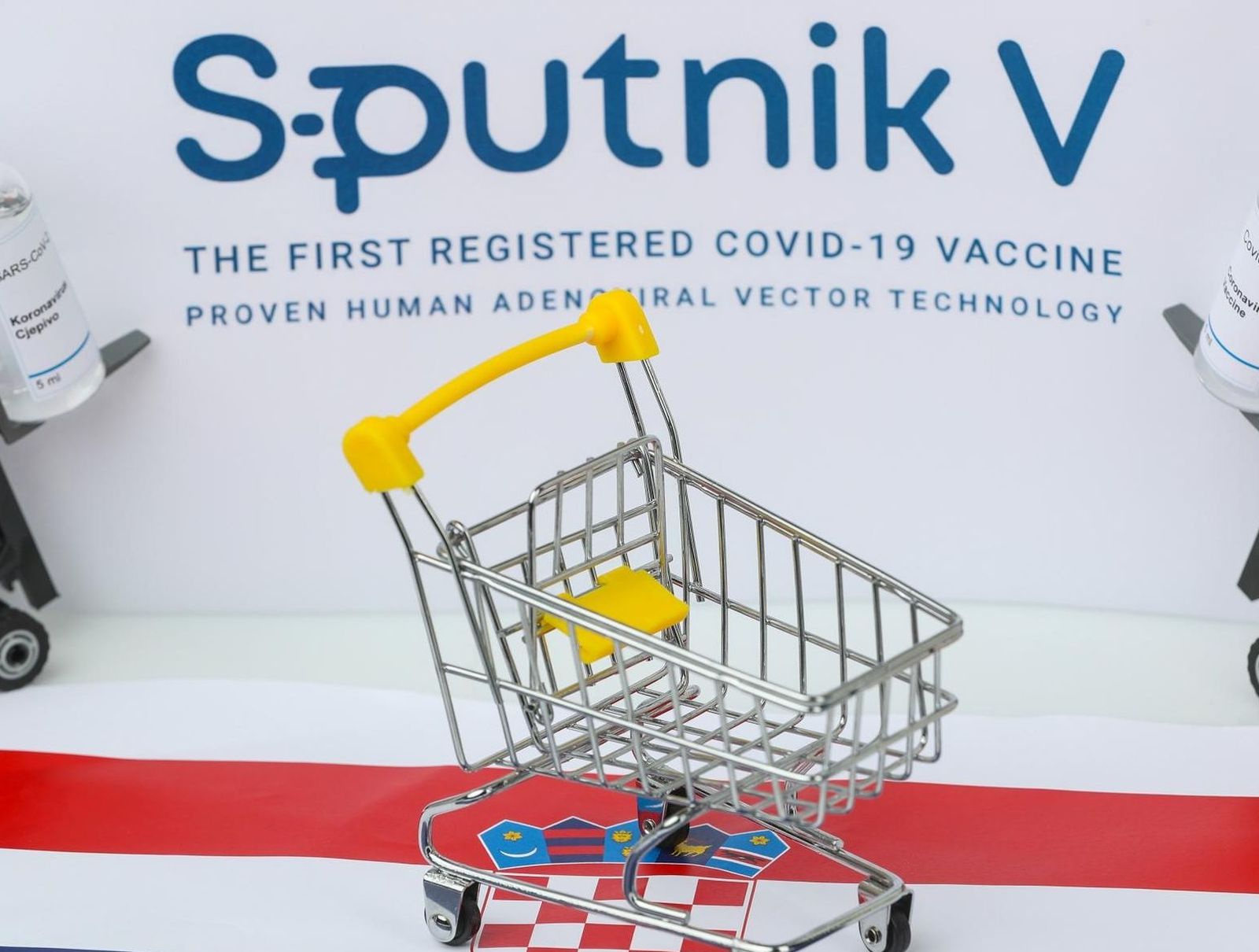 18.02.2021., Zagreb - Velika globalna potraznja za cjepivom protiv covida-19. Europska unija osigurala je najveci i najsiri portfolio narudzbi na svijetu - ukupno 1,485 milijardi doza od sest razlicitih proizvodjaca, s dodatnim opcijama za kupnju jos 780 milijuna doza. Photo: Zeljko Lukunic/PIXSELL
