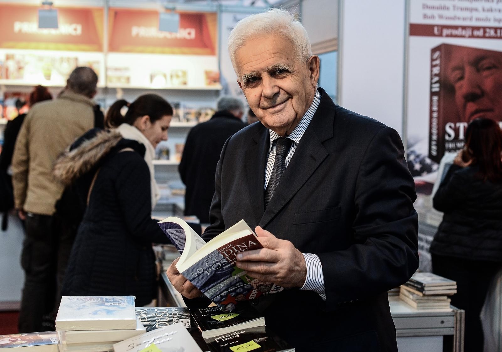 18.11.2018. , Zagreb -  Velesajam - Interliber - Na standu Vecernjeg Lista i 24sata, Mirko Galic predstavio svoju novu knjigu 50 godina poslije. 
Photo: Marko Prpic/PIXSELL