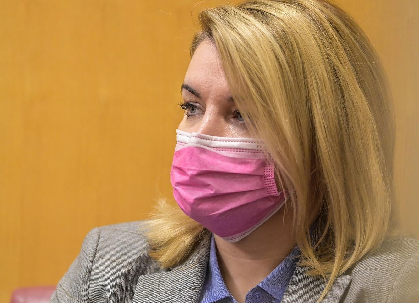 19.01.2021., Zagreb - Aktualnim prijepodnevom pocela je 6. sjednica Hrvatskom sabora. Nikolina Brnjac, ministrica turizma i sporta Photo: Igor Soban/PIXSELL