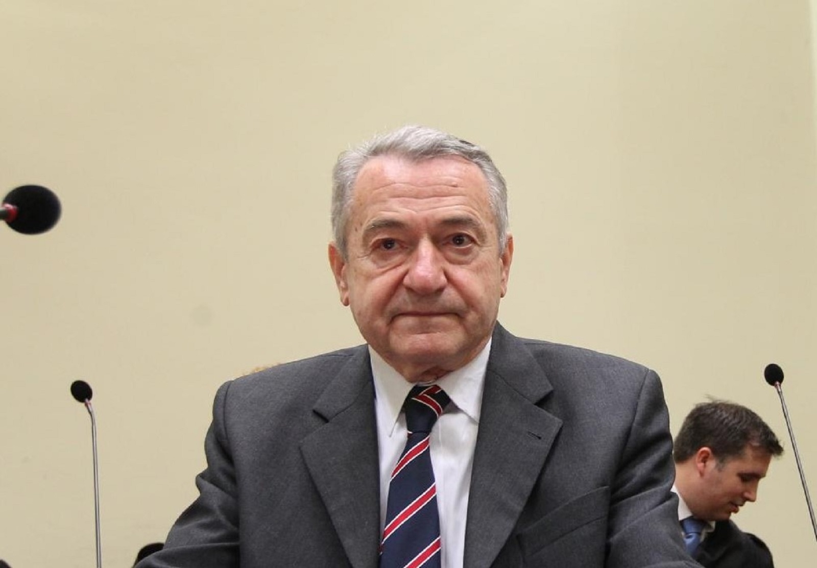 20.10.2014., Muenchen, Njemacka - Nastavak sudjenja Josipu Perkovicu i Zdravku Mustacu za ubojstvo Stjepana Djurekovica 1983. u Njemackoj. Zdravko Mustac. 
Photo: Boris Scitar/Vecernji list