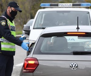 20.11.2020., Boraja - Policijska akcija nadzora brzine na podrucju cijele Sibensko-kninske zupanije.
Photo: Hrvoje Jelavic/PIXSELL