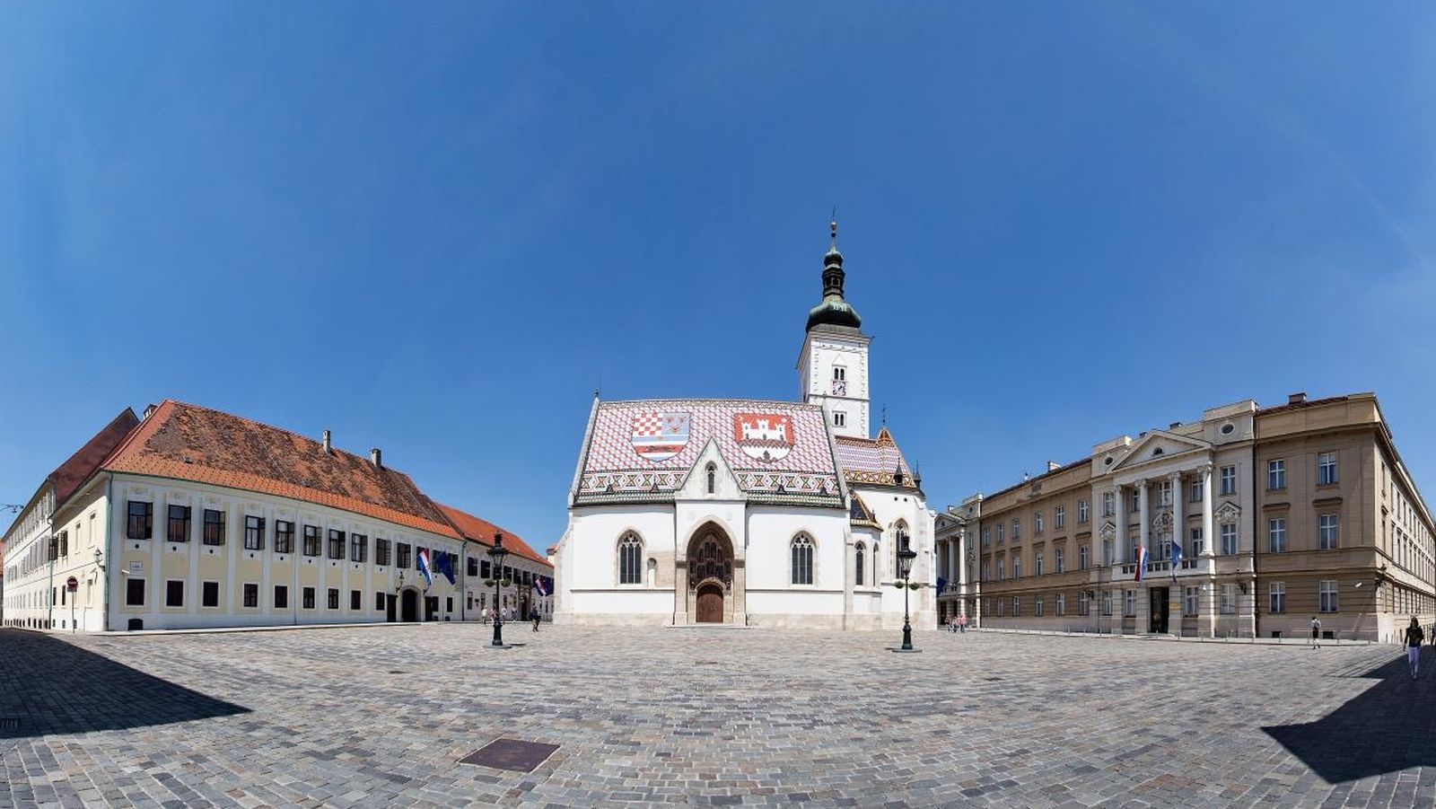 22.05.2016., Zagreb - Panorama Trga svetog Marka.
Photo: Davor Puklavec/PIXSELL