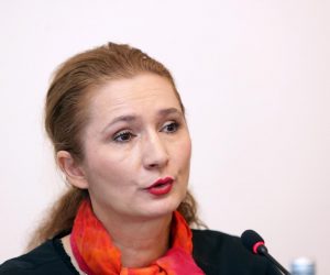 24.11.2016., Zagreb - Regionalna konferencija Femicid watch - za prevencijufemicida u Republici Hrvatskoj odrzana u Europskom domu. Pravobraniteljica za ravnopravnost spolova Visnja Ljubicic. 
Photo: Luka Stanzl/PIXSELL