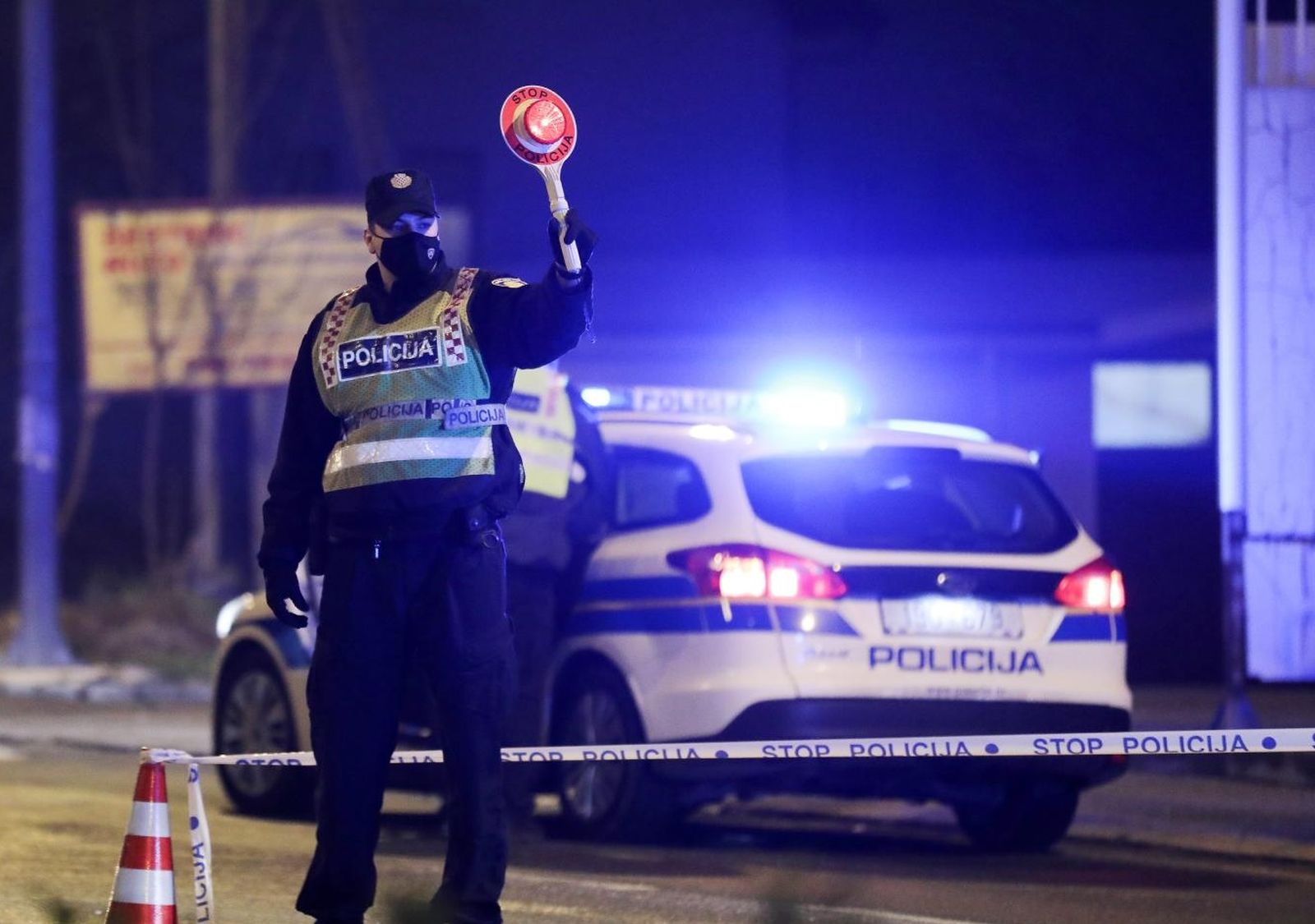 25.01.2021., Zagreb - Prometna nesreca na Sesvetskoj cesti u kojoj je jedna osoba smrtno stradala. Photo: Emica Elvedji/PIXSELL
