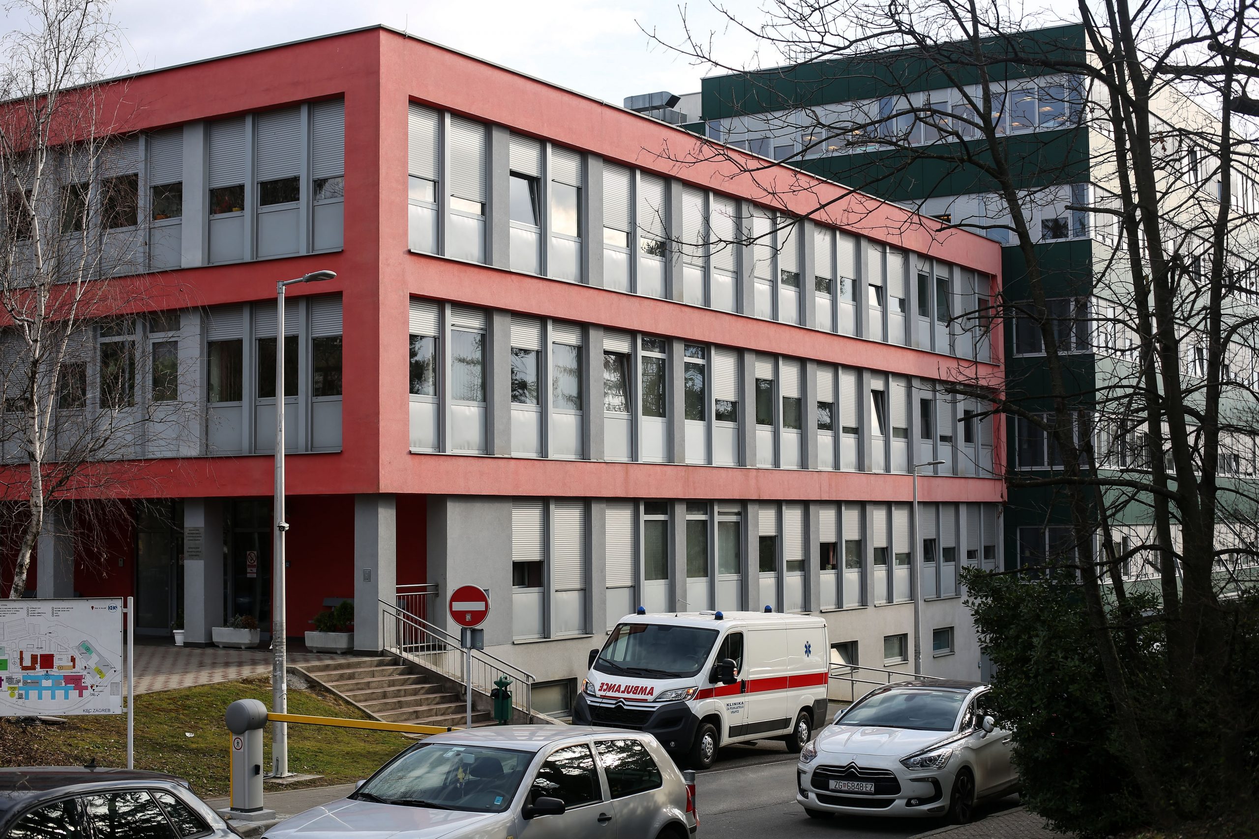 26.02.2020., Zagreb - Crveno krilo KBC-a Zagreb nova je karantena za potencijalne pacijente koronavirusa.
 Photo: Marin Tironi/PIXSELL