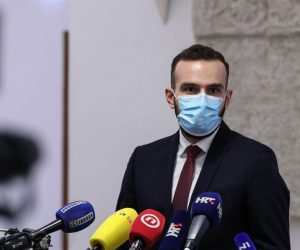 27.01.2021,Zagreb - Ministar Josip Aladrovic za novinare se osvrnuo na tekuca politicka  pitanja.
Photo: Jurica Galoic/PIXSELL