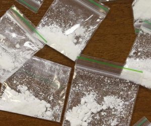 28.07.2015., Sibenik - U sjedistu Policijske Uprave Sibensko-kninske odrzana je konferencija za medije vezana za kaznena djela iz djelokruga suzbijanja zlouporabe droga. Droga je zapljenjena u dvije akcije u Tisnom tza vrijeme odrzavanja festivala elektronske glazbe. Vrijednost zapljenjene droge procjenjuje se na iznos od 150.000,00 kuna dok bi ulicna vrijednost bila vise od 300.000,00 kuna. Photo: Dusko Jarmaz/PIXSELL