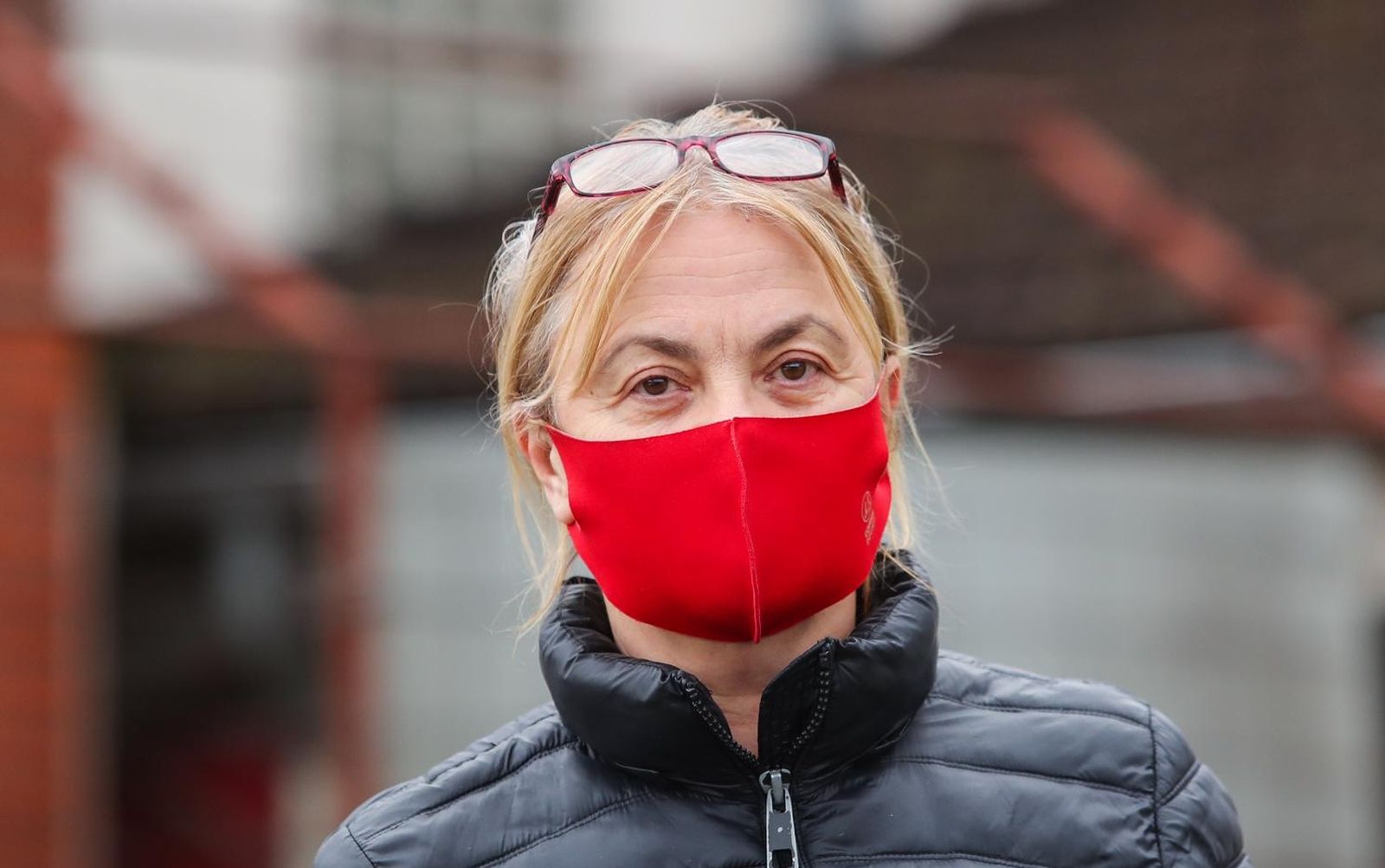 28.12.2020., Glina- Posljedice jutarnjeg potresa vidljive na kucama gradjana. Zamjenica gradonacelnika Gline Branka Baksic Mitic. 
Photo: Luka Stanzl/PIXSELL