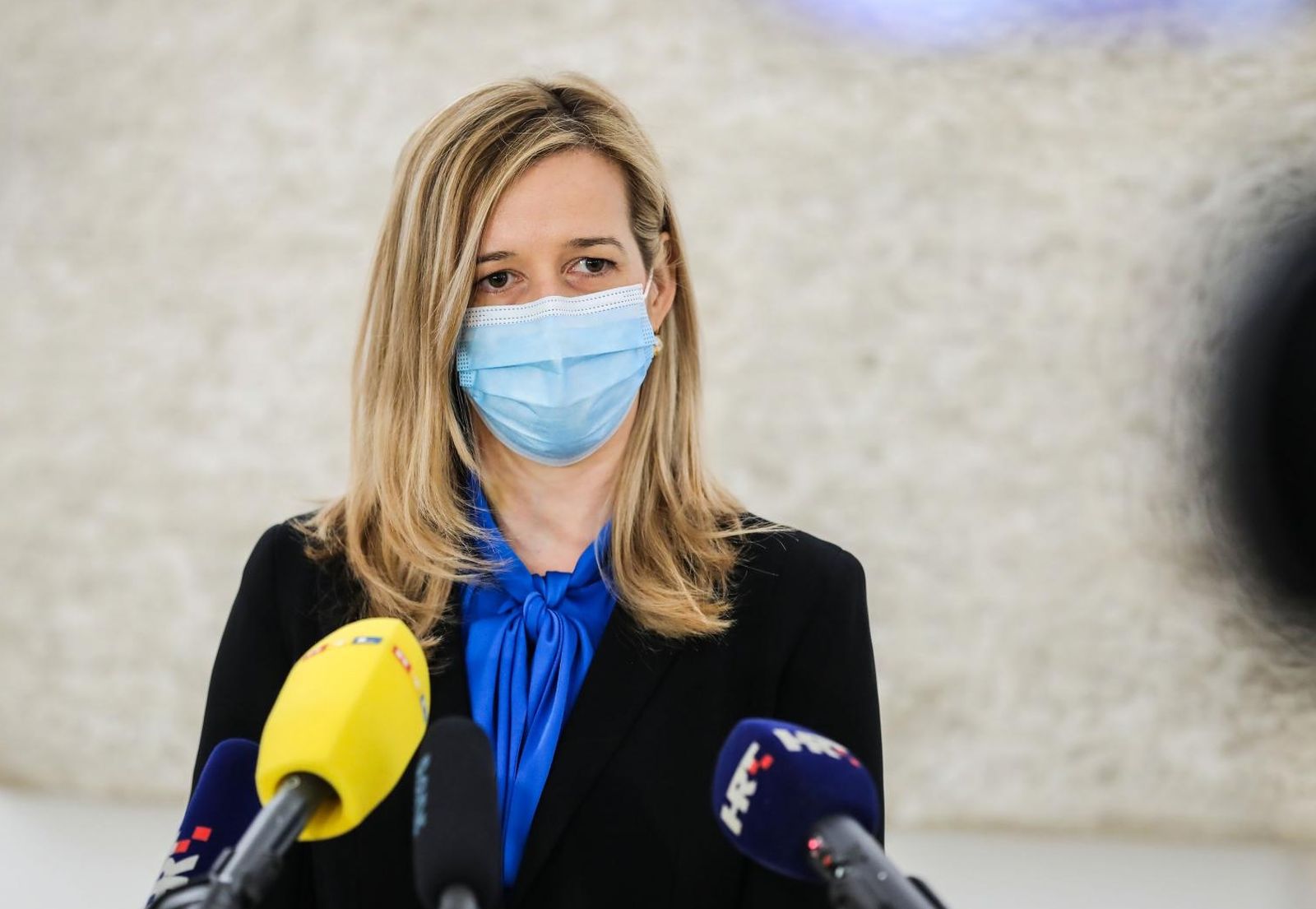 29.01.2021,Zagreb,Sabor - Mirela Ahmetovic,zastupnica SDP-a osvrnula se na otvaranje LNG terminala u Omislju.
Photo: Jurica Galoic/PIXSELL