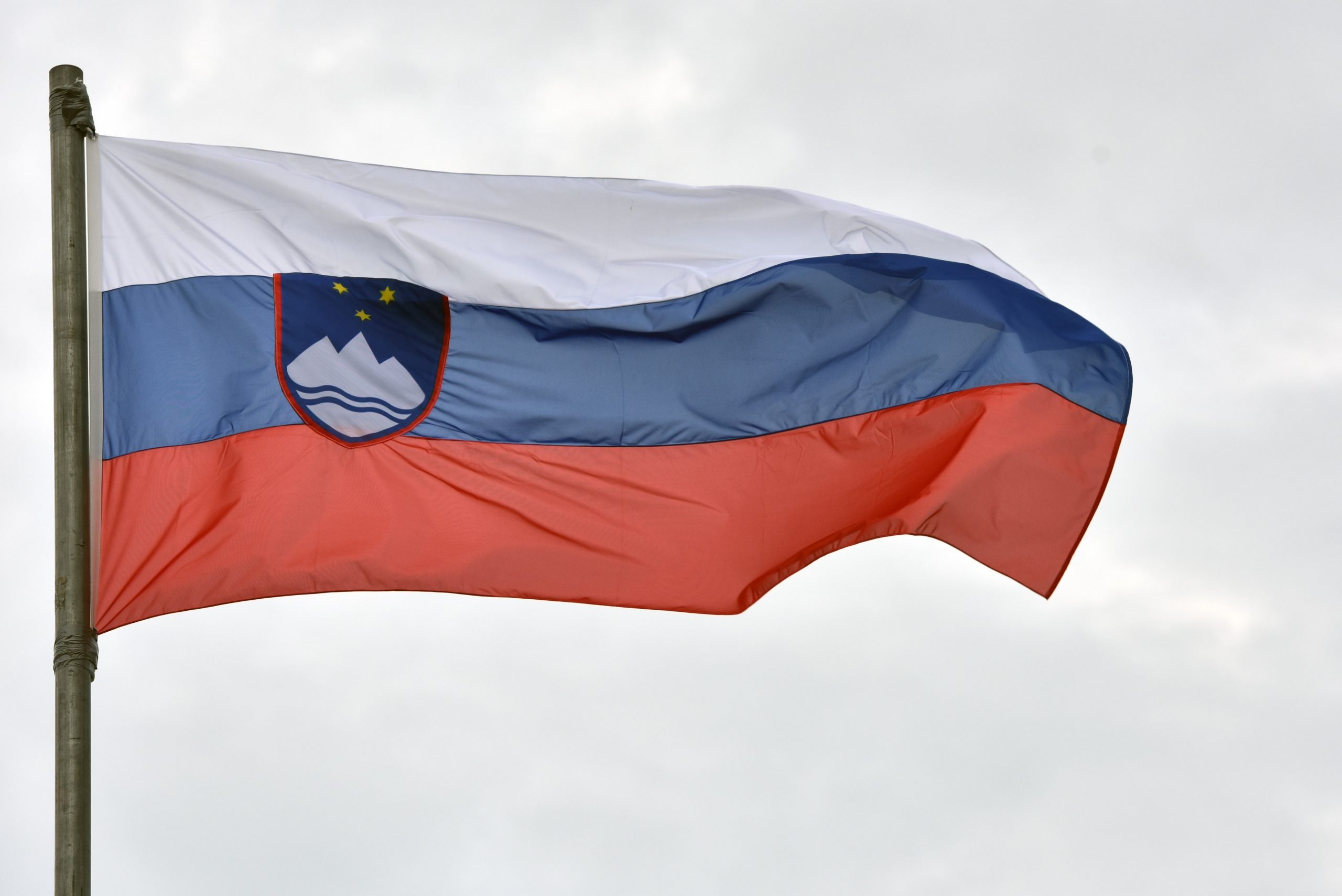 29.05.2019., Sibenik - Drzavna zastava Republike Slovenije.
Photo: Hrvoje Jelavic/PIXSELL