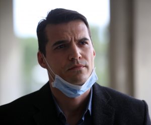 Dubrovnik, 18.02.2021 -  Presuda na Opčinskom sudu u Dubrovniku o upravljanju Dubrovačkim zidinama. Na fotografiji Andro Vlahušić, Jadran Barač.
 foto HINA/ Daniel Kasap/ dk