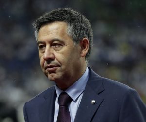 epa09044591 (FILE) - FC Barcelona's President Josep Maria Bartomeu is seen before a pre-season friendly soccer match between FC Barcelona and Chelsea FC in Saitama, north of Tokyo, Japan, 23 July 2019 (re-issued on 01 March 2021). Former FC Barcelona president Josep Maria Bartomeu, along with former director of the presidency area Jaume Masferrer, current director general of the club, Oscar Grau and head of the legal services ​​Roman Gomez Ponti, was arrested on 01 March 2021 as part of the investigation known as 'BarcaGate', judicial sources confirmed to Spanish national agency EFE.  EPA/KIYOSHI OTA *** Local Caption *** 55357134