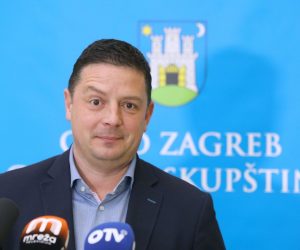 02.02.2021., Zagreb - Zastupnik Tomislav Stojak odrzao je konferenciju za medije prije pocetka 39. sjednice Gradske skupstine. Photo: Patrik Macek/PIXSELL