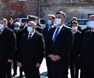 02.03.2021. Pakrac - Predsjednik Vlade Andrej Plenkovic sudjelovao je na obiljezavanju 30. godisnjice 1.-2. ožujka 1991. godine, pocetka Domovinskog rata u Hrvatskoj polaganjem vijenaca i paljenjem svijeca.
Photo: Ivica Galovic/PIXSELL