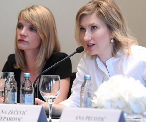 02.06.2019., Zagreb - Konferencija za medije  inicijative Spasi me, organizatorice Jelene Veljace, te predstavljanje fonda za pomoc zlostavljanim zenama. Anica Tomic, Una Zecevic Separovic
Photo: Marko Lukunic/PIXSELL