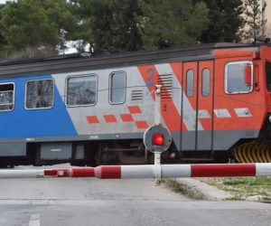 03.03.2020., Sibenik - Pruzni prijelaz i zeljznicka stanica u Mandalini koja prolazi kroz Sibenik jos uvijek nema automatsku rampu za kontrolu prometa. Photo: Hrvoje Jelavic/PIXSELL
