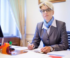 03.10.2018., Rijeka - Sanja Baric, predstojnica Katedre za ustavno pravo Pravnog fakulteta Sveucilista u Rijeci. 
Photo: Nel Pavletic/PIXSELL
