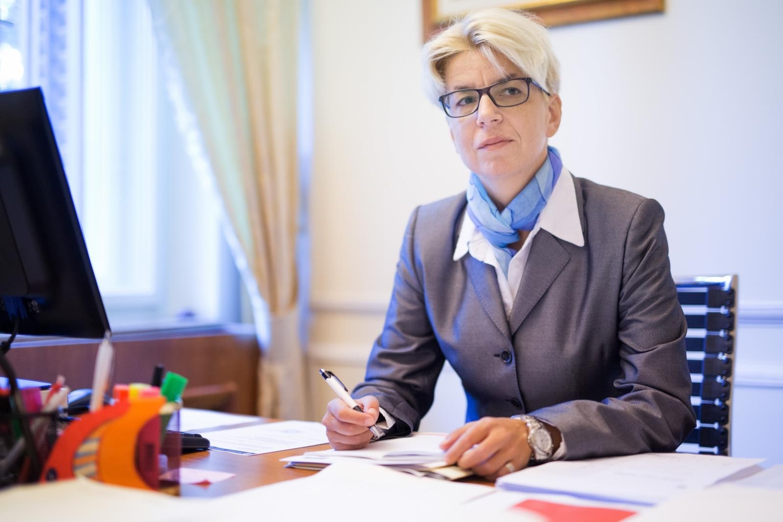 03.10.2018., Rijeka - Sanja Baric, predstojnica Katedre za ustavno pravo Pravnog fakulteta Sveucilista u Rijeci. 
Photo: Nel Pavletic/PIXSELL