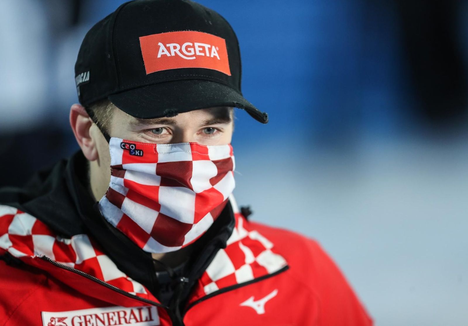 06.01.2021., Zagreb - Druga voznja muskog slaloma Audi FIS Svjetskog skijaskog kupa Snow Queen Trophy. Filip Zubcic Photo: Luka Stanzl/PIXSELL