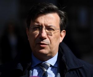 06.03.2021., Zagreb - Zeljko Uhlir, kandidat za gradonacelnika odrzao konferenciju za medije na temu obrtnika u Zagrebu i mjera pomoci. 
Photo: Marko Lukunic/PIXSELL