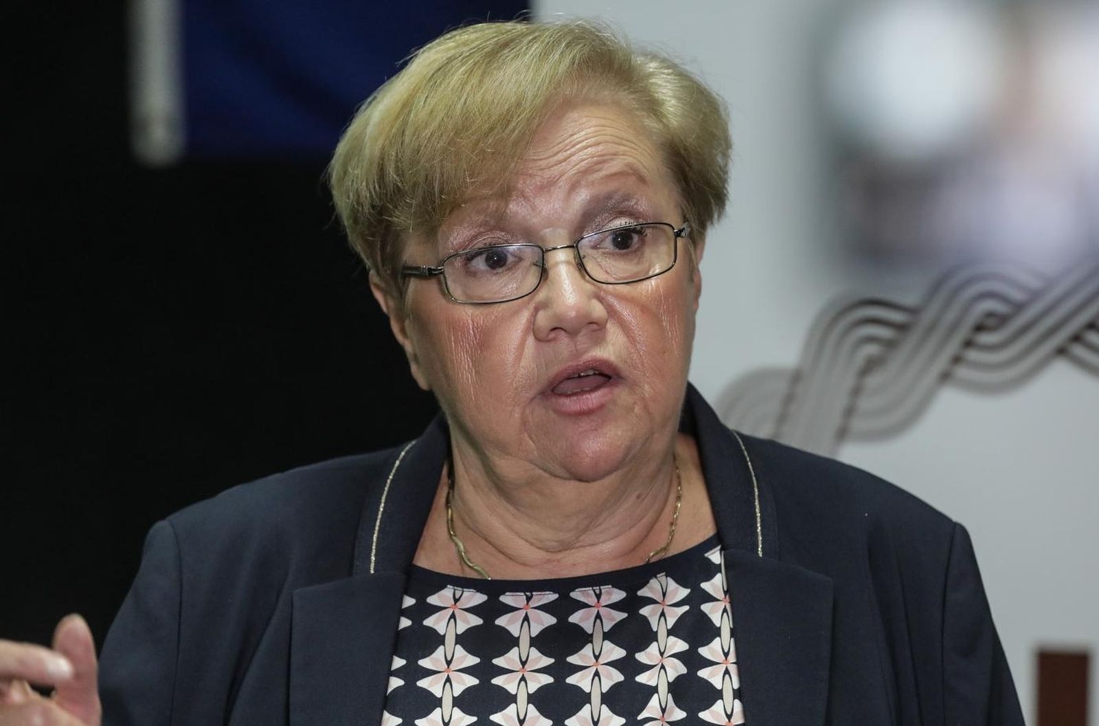 07.10.2020., Zagreb - U dvorani Chromosovog tornja odrzana Skupstina Matice umirovljenika. Na skupu je sedamdesetak  predstavnika raspravljalo o aktualnom mirovinskom trenutku te su zauzeli stavove o najvaznijim problemima umirovljenika i starijih osoba i nacinu njihovog rjesavanja. Skupstinu je otvorila Visnja Fortuna, prerdsjednica Matice umirovljenika Hrvatske.
Photo: Robert Anic/PIXSELL