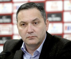 08.01.2020., Zagreb -U Nogometnoj akademiji HNS-a odrzana je edukacija o VAR tehnologiji koja ce se koristiti od prvog kola nastavka prvenstva Prve HNL. Na prezentaciji su govoriti Marijan Kustic, Ante Kulusic, Domagoj Vuckov i Bruno Maric. 
Photo: Patrik Macek/PIXSELL
