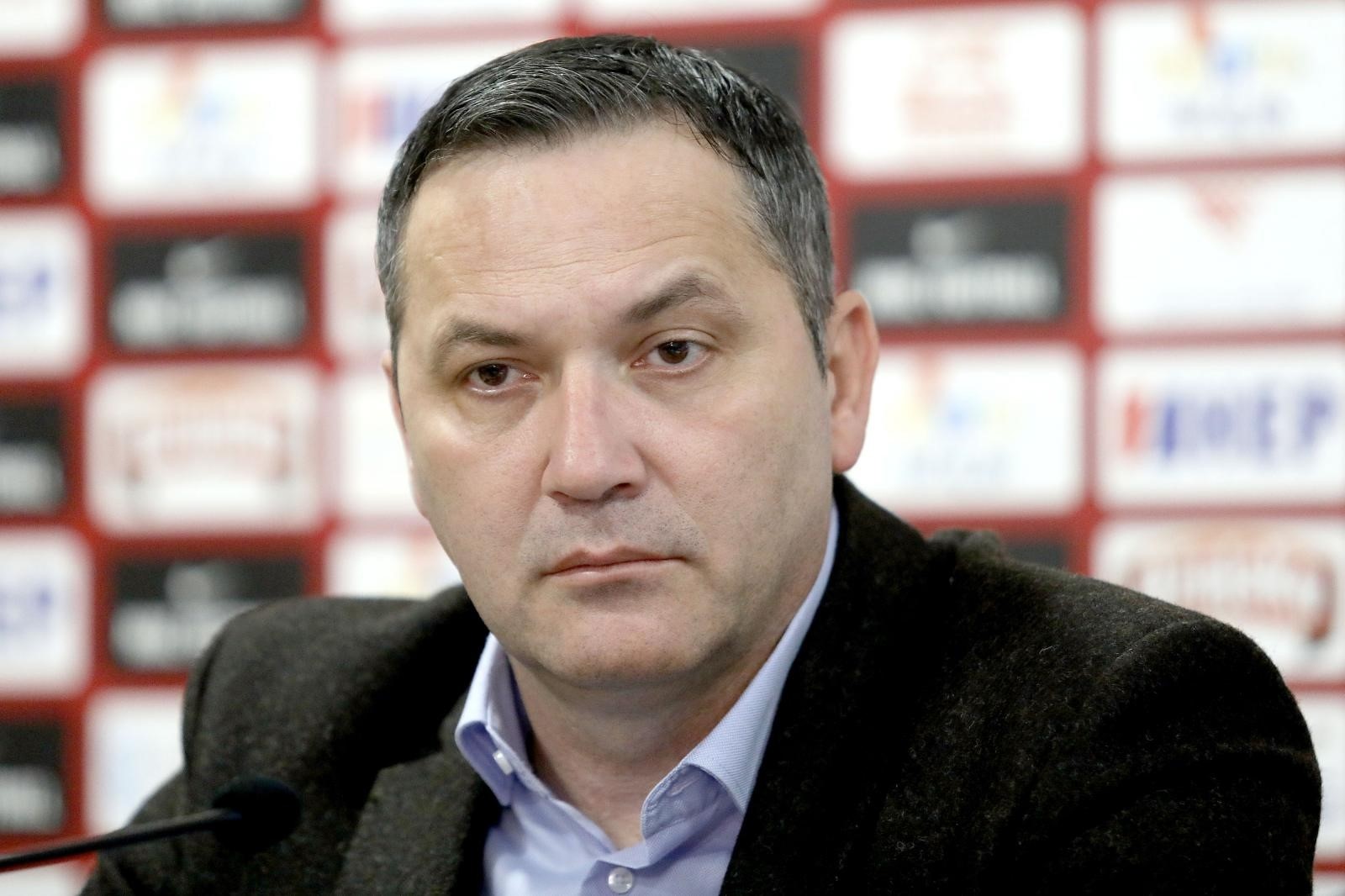 08.01.2020., Zagreb -U Nogometnoj akademiji HNS-a odrzana je edukacija o VAR tehnologiji koja ce se koristiti od prvog kola nastavka prvenstva Prve HNL. Na prezentaciji su govoriti Marijan Kustic, Ante Kulusic, Domagoj Vuckov i Bruno Maric. 
Photo: Patrik Macek/PIXSELL