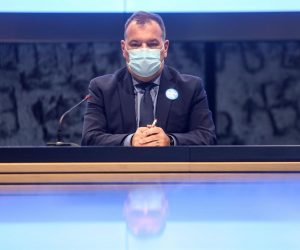 8.3.2021., Zagreb - Konferencija za medije Stozera civilne zastite Rh u Nacionalnoj i sveucilisnoj knjiznici.  Photo: Marin Tironi/PIXSELL