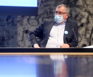 8.3.2021., Zagreb - Konferencija za medije Stozera civilne zastite Rh u Nacionalnoj i sveucilisnoj knjiznici.  Photo: Marin Tironi/PIXSELL