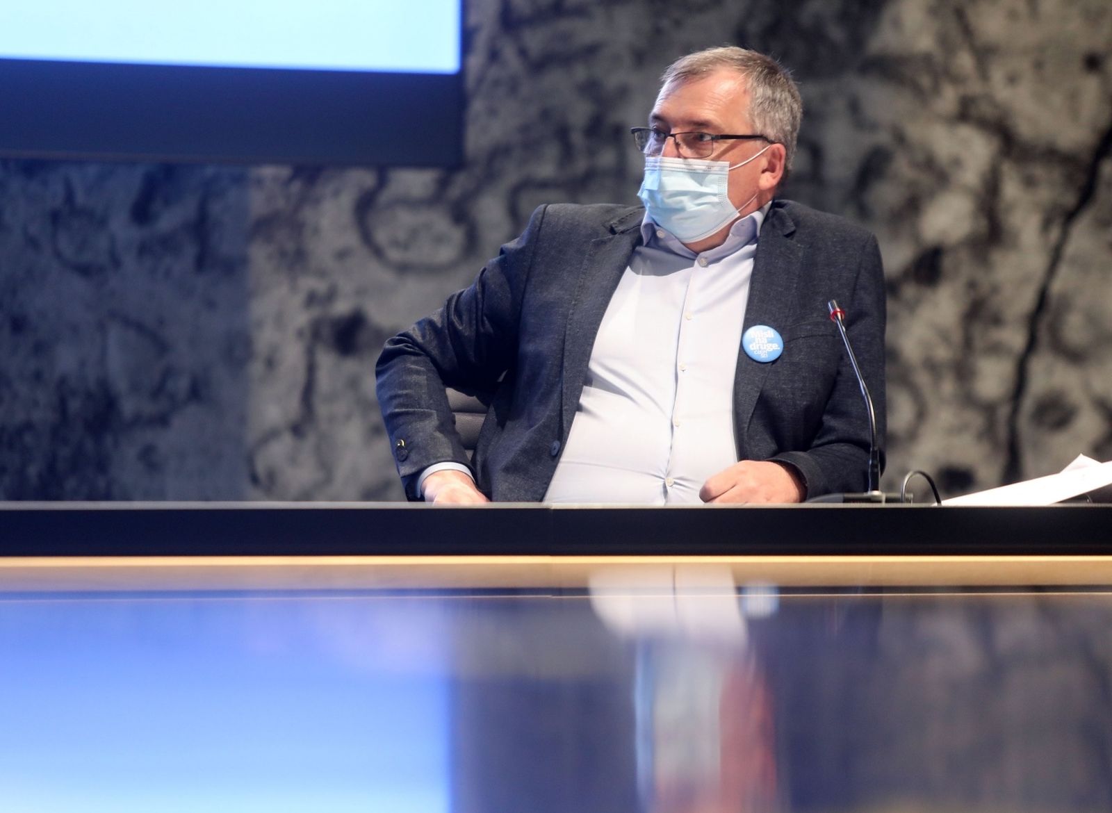 8.3.2021., Zagreb - Konferencija za medije Stozera civilne zastite Rh u Nacionalnoj i sveucilisnoj knjiznici.  Photo: Marin Tironi/PIXSELL