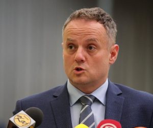 8.12.2020., Zagreb - Kazimir Ilijas, predsjednik kluba zastupnika HDZ-a u Gradskoj skupstini odrzao je konferenciju za medije za vrijeme trajanja sjednice Gradske skupstine. 
Photo: Goran Stanzl/PIXSELL
