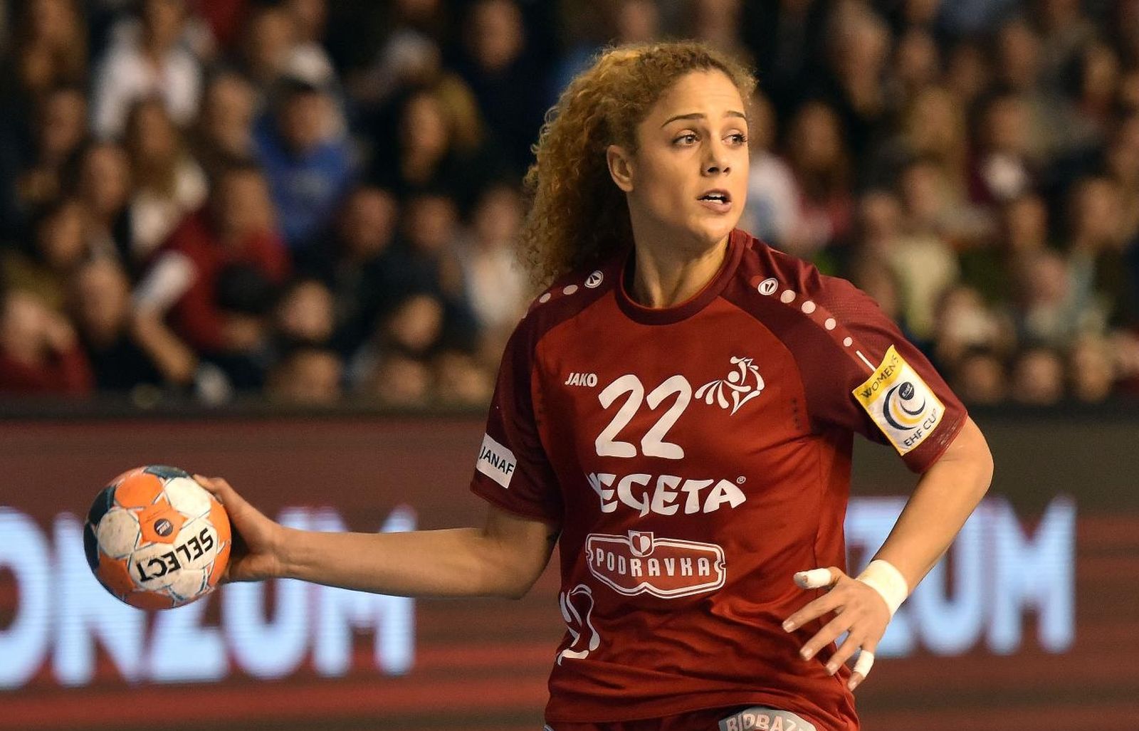 09.02.2020., Koprivnica- 6. kolo EH Kupa izmedju RK Podravka vegeta - Kobenhavn Handball. Lamprini Tsakalou.
Photo: Vjeran Zganec Rogulja/PIXSELL