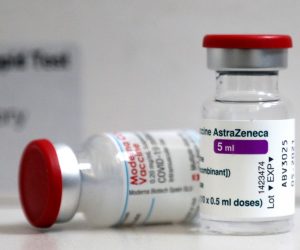 09.02.2021.,Sibenik - U sibenskom Domu zdravlja prvih 10 pacijenta u Hrvatskoj cijepljeni su cjepivom AstraZeneca.
Photo: Dusko Jaramaz/PIXSELL