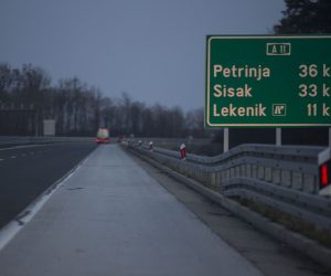 09.03.2021., Lekenik - Hrvatske autoceste objavile su javno nadmetanje za dovrsetak gradnje autoceste A11 Zagreb - Sisak, dionicu od Lekenika do cvora Sisak. HAC je krenuo u realizaciju tog projekta vrijednog 300 milijuna kuna sukladno odluci Vlade RH od 4. veljace. Ocekuje se da dionica bude zavrsena do 2023. godine. Photo: Zeljko Hladika/PIXSELL