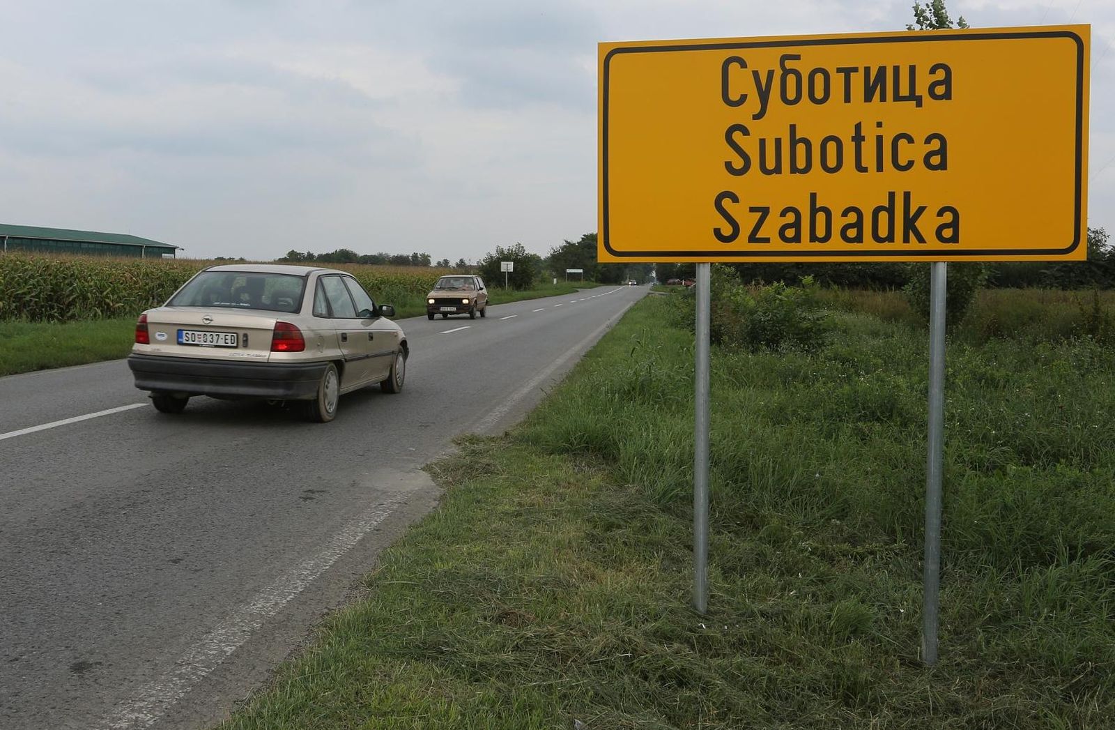 11.09.2014., Subotica, Srbija - Srbijanski predsjednik Tomislav Nikolic darovao je bunjevackim skolarcima udzbenike na cirilici.
Photo: Marko Mrkonjic/PIXSELL