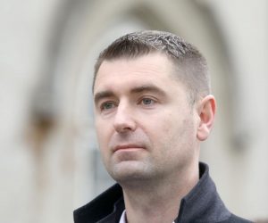 12.03.2021., Zagreb - Kandidat HDZ-a za gradonacelnika Grada Zagreba Davor Filipovic obisao je danas kompleks bivse vojne bolnice u Vlaskoj 87.
Photo: Patrik Macek/PIXSELL