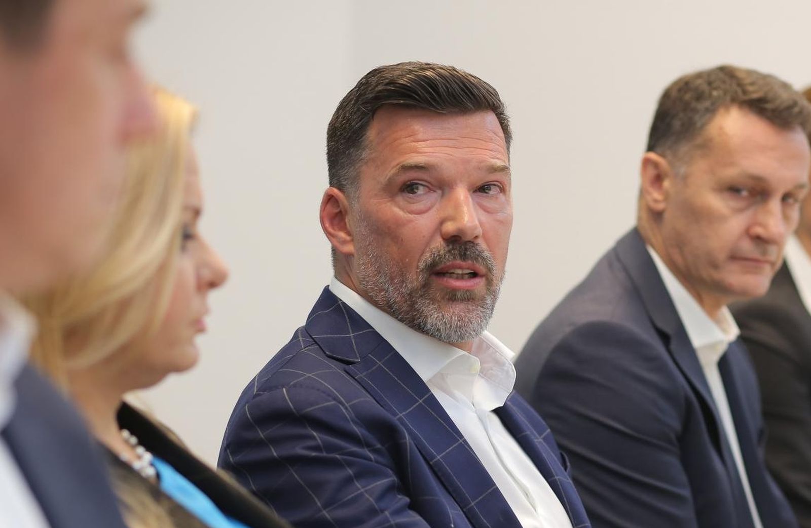 12.07.2019., Zagreb -U prostorijama Hrvatske udruge poslodavaca na Radnickoj cesti odrzana je tiskovna HUP-Koordinacija veledrogerija oko dugova bolnica. 
Ivan Klobucar. 
Photo: Tomislav Miletic/PIXSELL
