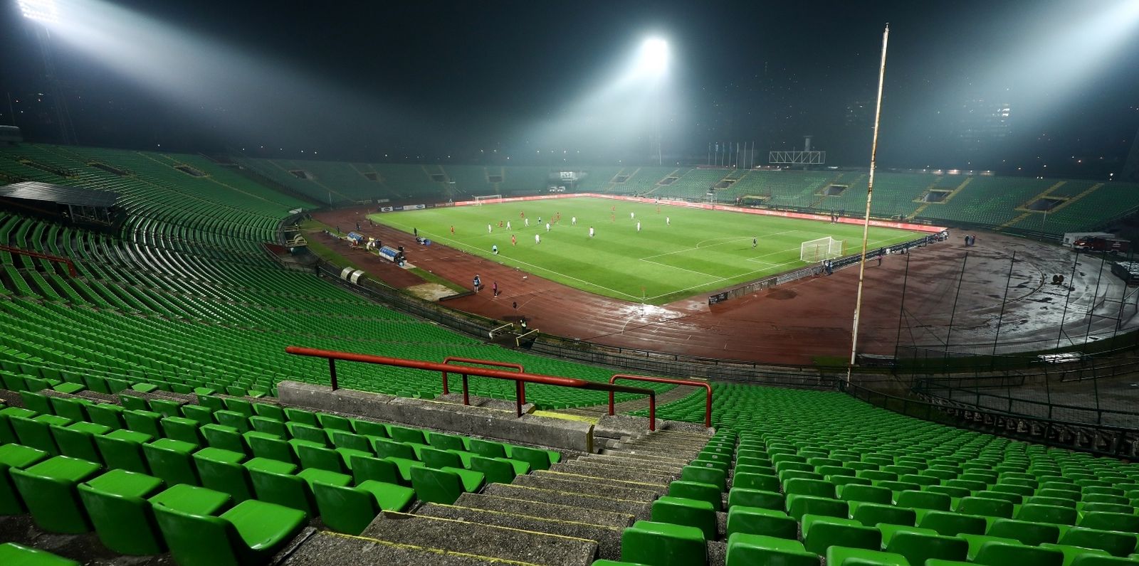 12.11.2020.,Stadion Asim Ferhatovic Hase, Sarajevo, Bosna i Hercegovina - Prijateljska nogometna utakmica izmedju reprezentacija Bosne i Hercegovine i Irana igra se bez publike zbog povecanog broja zarezenih virusom Covid-19.
Photo: Armin Durgut/PIXSELL