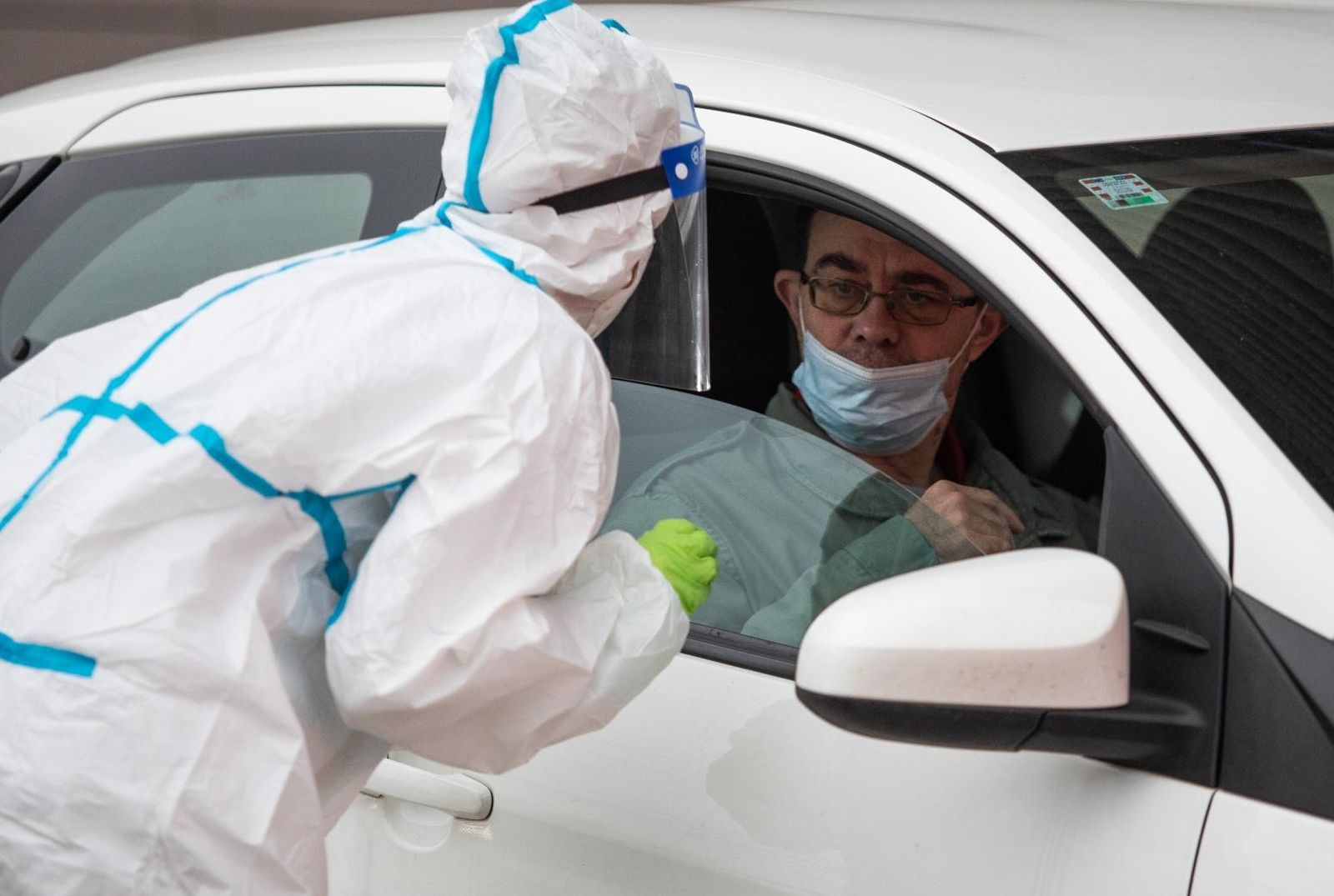 14.12.2020., Osijek - Otvara se novo drive in testiranje - Drive-in uzimanje uzoraka za PCR i antigensko testiranje bit ce na platou dvorane Gradski vrt. Ulaz automobilima je iz Wilsonove ulice kod Gradskih bazena, pa bivsom spidvej stazom do istocnog ulaza br.1. (izmedju stadiona i dvorane)
Photo: Davor Javorovic/PIXSELL