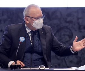 15.03.2021., NSK, Zagreb - Stozer civilne zastite odrzao redovnu konferenciju za medije o broju oboljelih korna virusom.Photo: Marko Prpic/PIXSELL