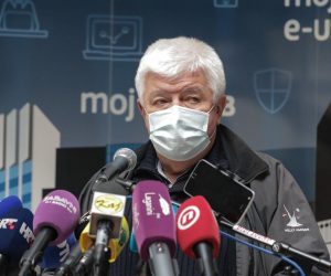 15.03.2021., Zagreb - Redovita konferencija za novinare Stozera civilne zastite Grada Zagreba. Konferenciji su nazocili, dr Zvonimir Sostar, dr Olivera Majic i dr Vjekoslav Jelac
Photo: Robert Anic/PIXSELL