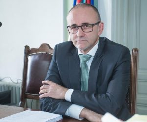 16.04.2018., Osijek - Pocetak obrane Zdravka Mamica i ostalih okrivljenika za izvlacenje novca iz Dinama na sudjenju na Zupanijskom sudu. Sudac Darko Kruslin. 

Photo: Davor Javorovic/PIXSELL