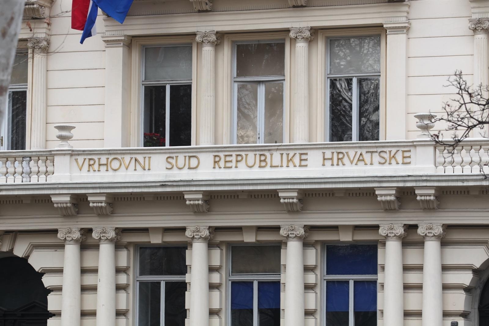 17.01.2015., Zagreb - Zgrada Vrhovnog suda Republike Hrvatske. 
Photo: Zeljko Lukunic/PIXSELL