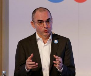 19.02.2020., HAZU, Zagreb - Predstavnici tvrtke Google za regiju Adriatic i Institut za razvoj i inovativnost mladih (IRIM) predstavili rezultate projekta Digitalni gradjanin koji je uz financijsku potporu tvrtke Google pokrenuo IRIM s ciljem transformacije javnih knjiznica u digitalne centre za inovacije i razvoj digitalnih vjestina i znanja za djecu i odrasle u Hrvatskoj, Srbiji, Bosni i Hercegovini te Kosovu. Nenad Bakic. 
Photo: Dalibor Urukalovic/PIXSELL