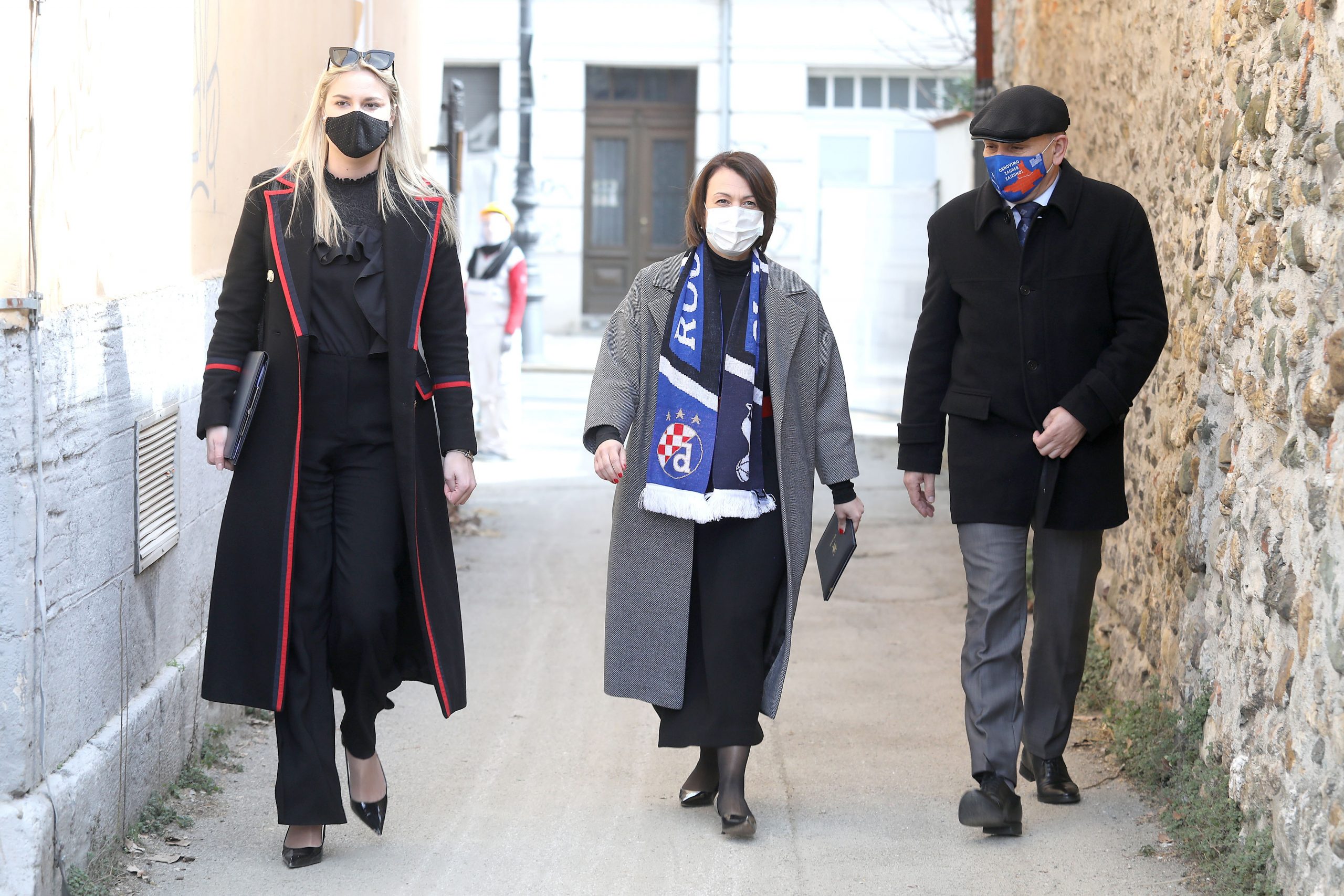 19.03.2021., Zagreb - Obnasateljica duznosti gradonacelnika Zagreba Jelena Pavicic Vukicevic nazocila je pocetku radova na II. fazi obnove Osnovne skole Miroslava Krleze. Zgrada je ostecena u potresu 22. ožujka prosle godine. Drugom fazom obnove predvidjeni su radovi na sanaciji, statickom ojacanju objekta i podizanju na razinu III seizmicke otpornosti.
Photo: Patrik Macek/PIXSELL