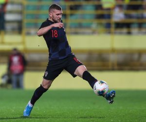 19.11.2019., Stadion Aldo Drosina, Pula - Prijateljska nogometna utakmica, Hrvatska - Gruzija. Ante Rebic
Photo: Luka Stanzl/PIXSELL