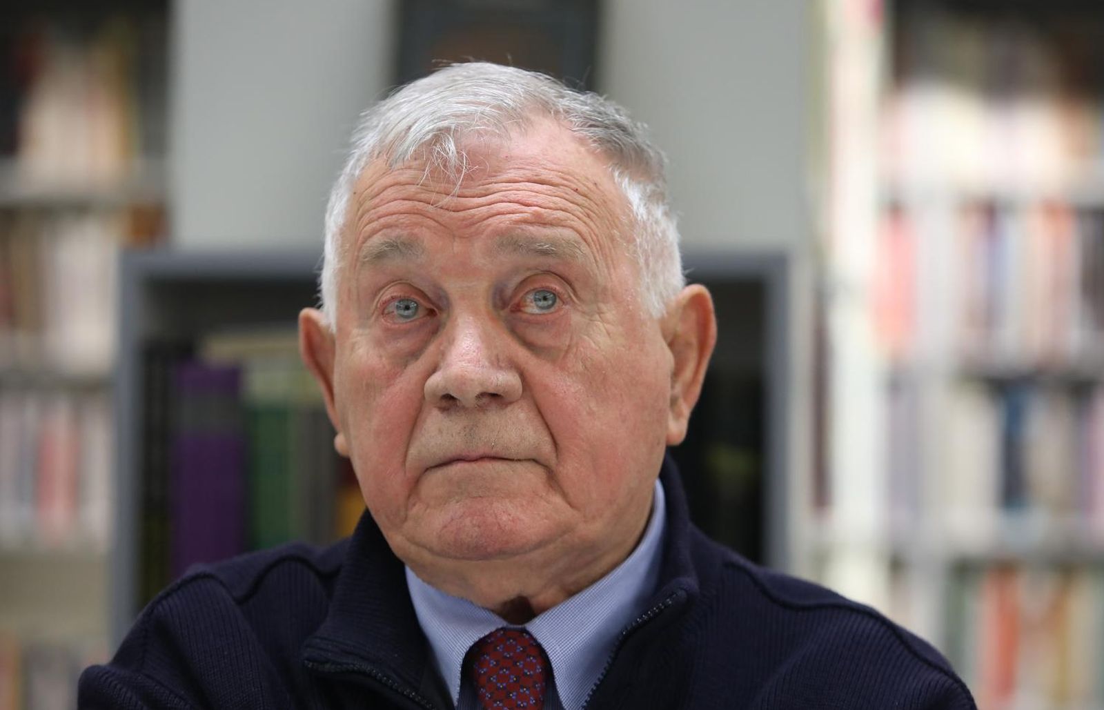 20.11.2019., Zagreb - U knjiznici "Bogdan Ogrizovic" predstavljena je knjiga Milana Jajcinovica "Politicka sahovnica" izabranih novinskih kolumni. Knjigu su predstavili gl. urednik Vecernjeg lista Drazen Klaric, priredjivac knjige Zvonimir Despot, redatelj Antun Vrdoljak i jezikoslovac Marko Aleric. Antun Vrdoljak.

Photo: Photo: Boris Scitar/Vecernji list/PIXSELL