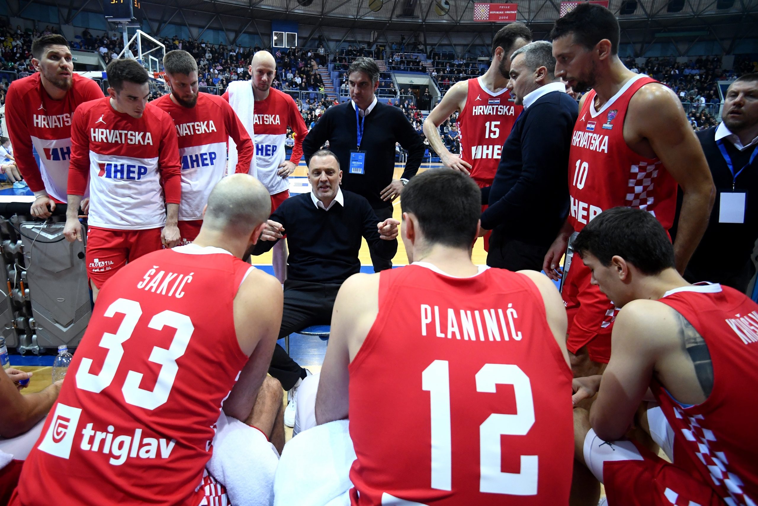 21.02.2020., Zagreb - KC Drazen Petrovic, kvalifikacije za Europsko prvenstvo, FIBA EuroBasket 2021, kosarkaska utakmica Hrvatska - Svedska. 
Photo: Marko Lukunic/PIXSELL