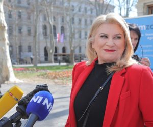 21.03.2021., Zagreb - Kandidatkinja za gradonacelnicu Zagreba Vesna Skare Ozbolt odrzala je konferenciju za medije u povodu godisnjice potresa u Zagrebu. Analizirala je postojece stanje te iznijela svoje prijedloge obnove koje će provesti kao gradonacelnica. 
Photo: Tomislav Miletic/PIXSEL